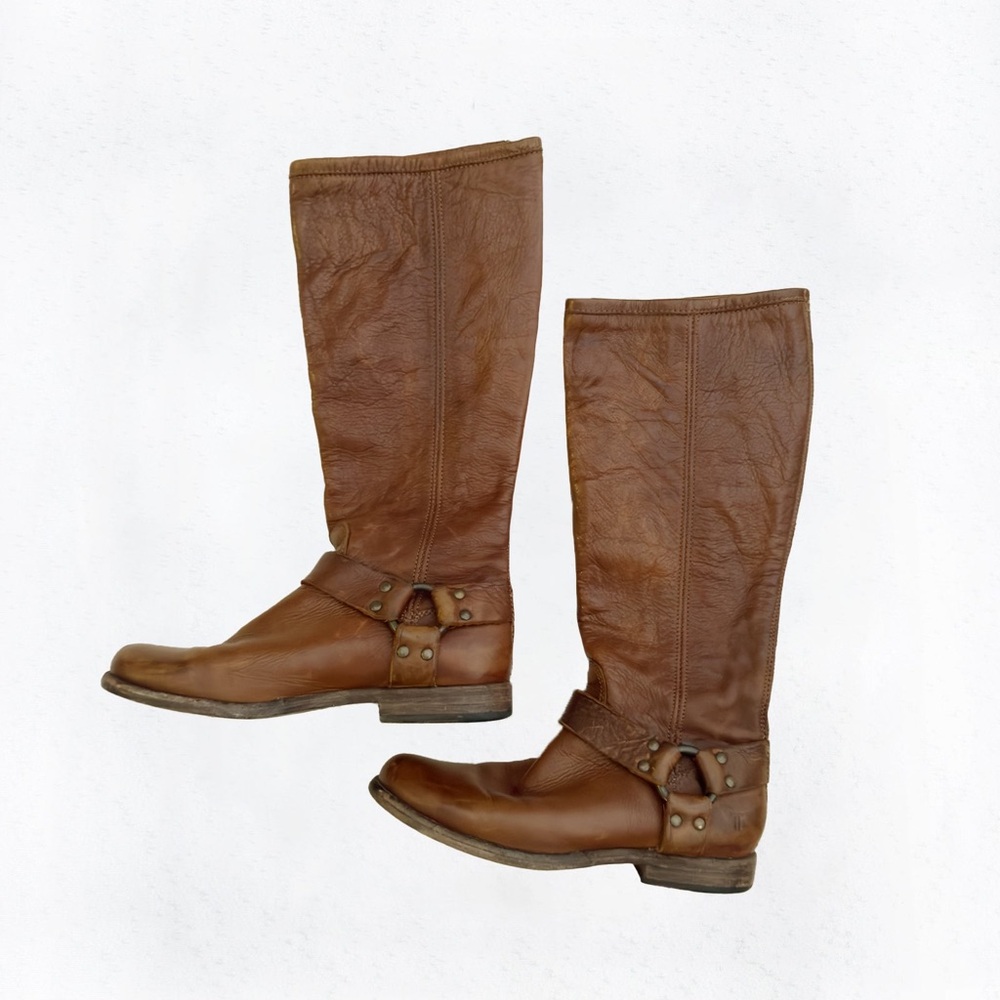 Frye Leather Harness Riding Boots (6.5)